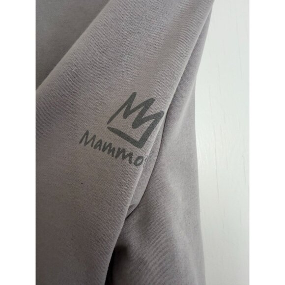 MAMMOTH MOUNTAIN SKI SNOWBOARD GRAY HOODIE UNISEX SZ MEDIUM M LOGO SWEATSHIRT - Picture 4 of 4